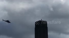 Tom Cruise filming new Mission Impossible at Tate Modern, London