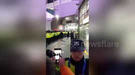 Kim Jong Un’s sister arrives at South Korean train station