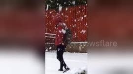 Newsflare Edit - No snow day, he's not happy....I am ???????????????? https://t.co/UfLjRVCh5A
