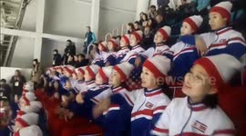 North Korean cheerleaders steal the spotlight at Winter Olympics