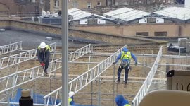 London scaffolders monkeying around