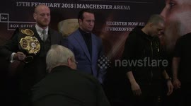 Intense! George Groves and Chris Eubank Jr. go head-to-head