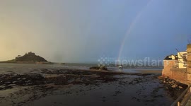 Rainbow at St Michael's Mount