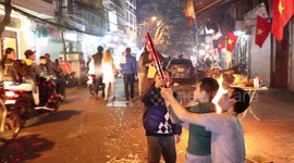 Chinese New Year Celebrations Hanoi - Confetti & Burning 2018