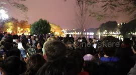 Fireworks in Hanoi - Chinese New Year 2018 Tet
