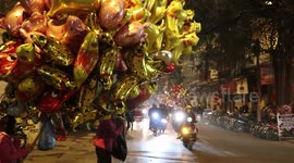 Year Of The Dog Balloons - Chinese New Years Hanoi 2018