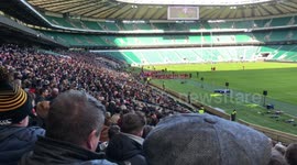 The England Rugby team attend a training session at Twickenham