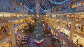Jumbo Christmas tree takes centre stage at Sapporo shopping mall