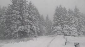 Bad snow Shane's Hill Northern Ireland