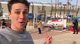 Vlogger breaks down why high winds closed Winter Olympics Park