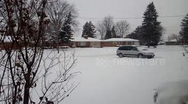 Winter Storm Meteo Cleanup Saginaw Township North 1-10-18