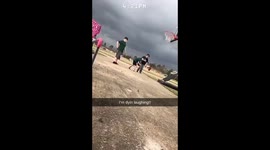 Son catches mom videoing them