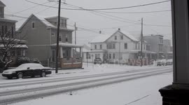 Snowing