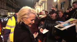 Gillian Anderson and Damian Lewis among stars at pre-Bafta dinner party