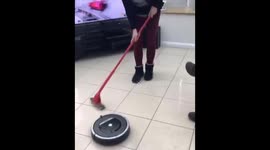 Mum getting ready for the next Winter Olympics