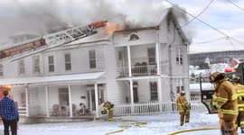 20180218 1st Alarm Duplex fire Mount Carmel (Head-On)