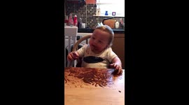 Licky Choccy mess!