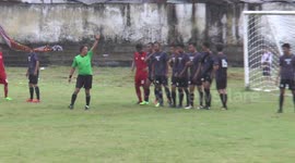 Goal from low free kick