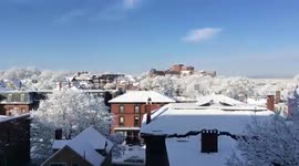 Melting Snow Time-Lapse in Portland, Maine