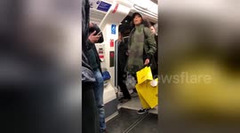London tube passenger pulls emergency alarm during row