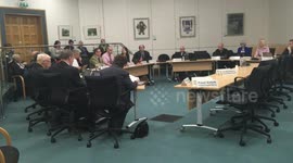 Moment the Press and Public democratically 'thrown out' of Council meeting