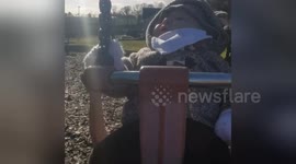 Newsflare Edit - Baby's 1st time in swing