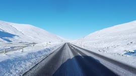 The Snow Roads: A93 Glenshee Ski Centre to Braemar through Glen Clunie, Cairngorms, Scotland