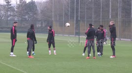 Jack Wilshere gets ear flicks for mucking up keepy-uppy in Arsenal training