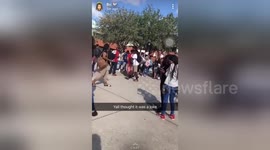 Newsflare Edit - Students walk out of class  to protest gun control!
