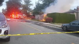 Arson House Fire in North Vancouver