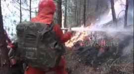 Wildfire contained in southwest China  for  six  days
