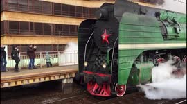 Steam Locomotive in Moscow