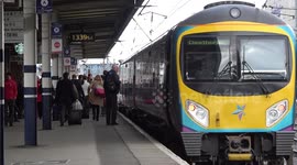 Busy commuter train