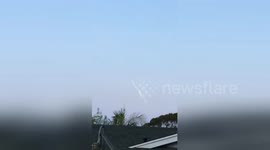 Newsflare Edit - Space X launch as seen from San Diego