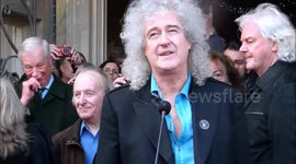 Brian May, Tony Iommi and Suzi Quatro unveil plaque in memory of Cozy Powell