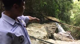 Tourist, 32, killed after falling 100ft down Thai waterfall