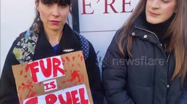 anti fur Surge , london fashion week