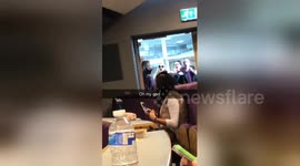 Strike at UK university turns violent as students invade building