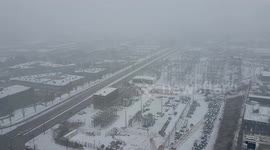 VANCOUVER SNOWSTORM FEB 23 2018 timelapse