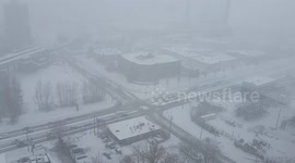 Vancouver snow storm time lapse February 23