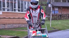 UK engineer builds 'world's fastest shopping trolley'