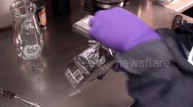 fingerprint lifted from fruit cake