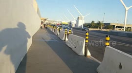 LAX security Officer hit by a car at Los Angeles International Airport