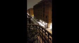 Snow in Rome 26/2/2018