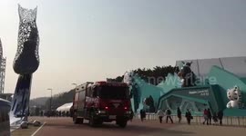 Extreme Wind Evacuates PyeongChang Olympic Park