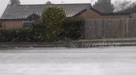 Heavy snow from the beast of the east (4k 100mbs)