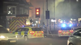 Aftermath of explosion that killed four in English city