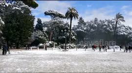 Snow in Rome