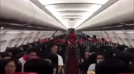 New Year 2017 Countdown onboard MNL-TPE flight