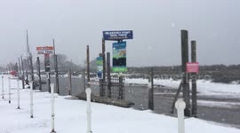Snow Hits the East Coast
